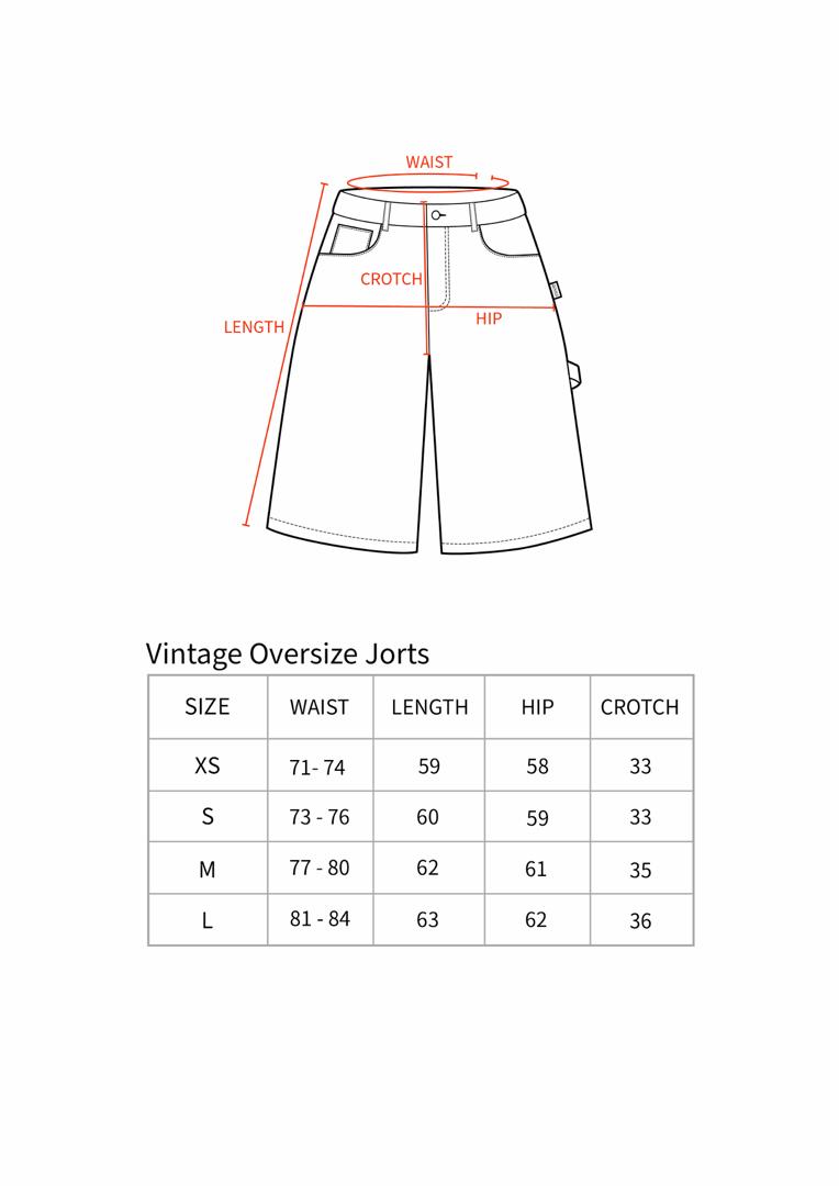 Vintage Denim Jorts